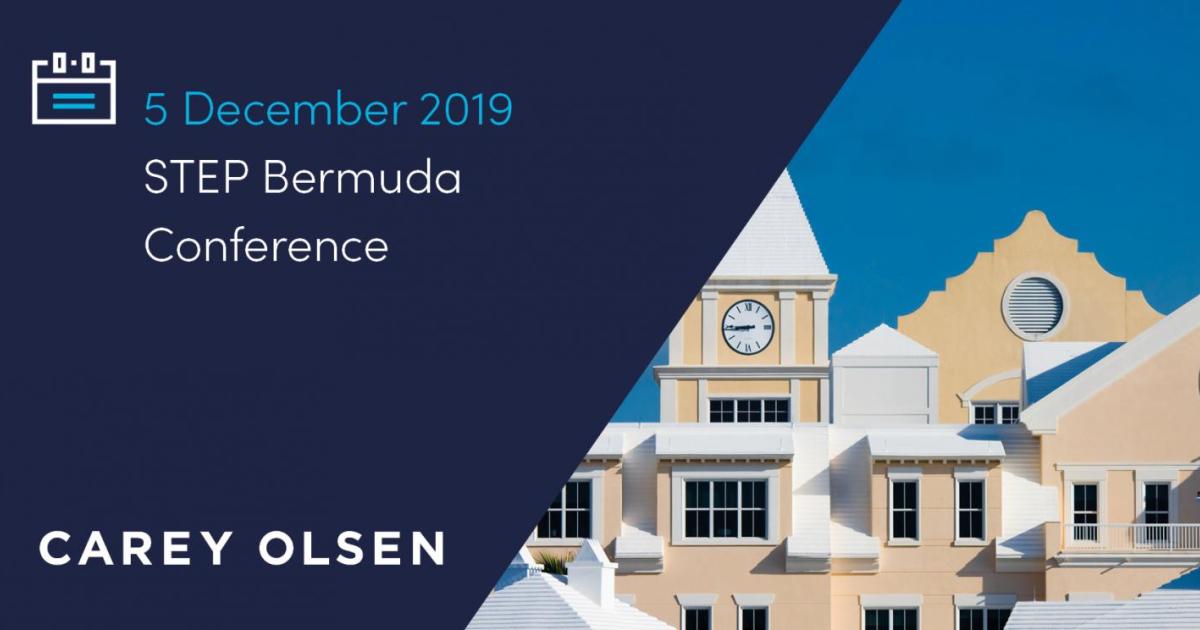 Carey Olsen sponsoring STEP Bermuda Conference 2019 Carey Olsen